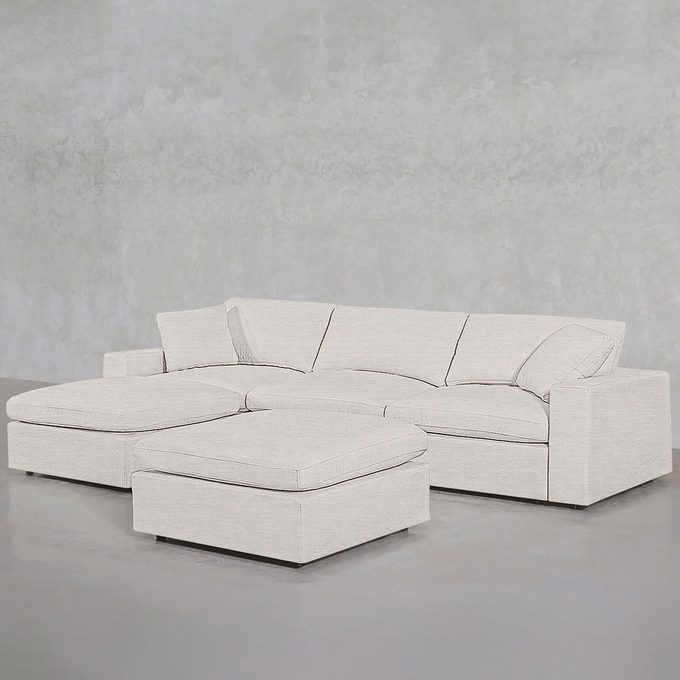 7th Avenue 4-Seat Modular Chaise Sectional