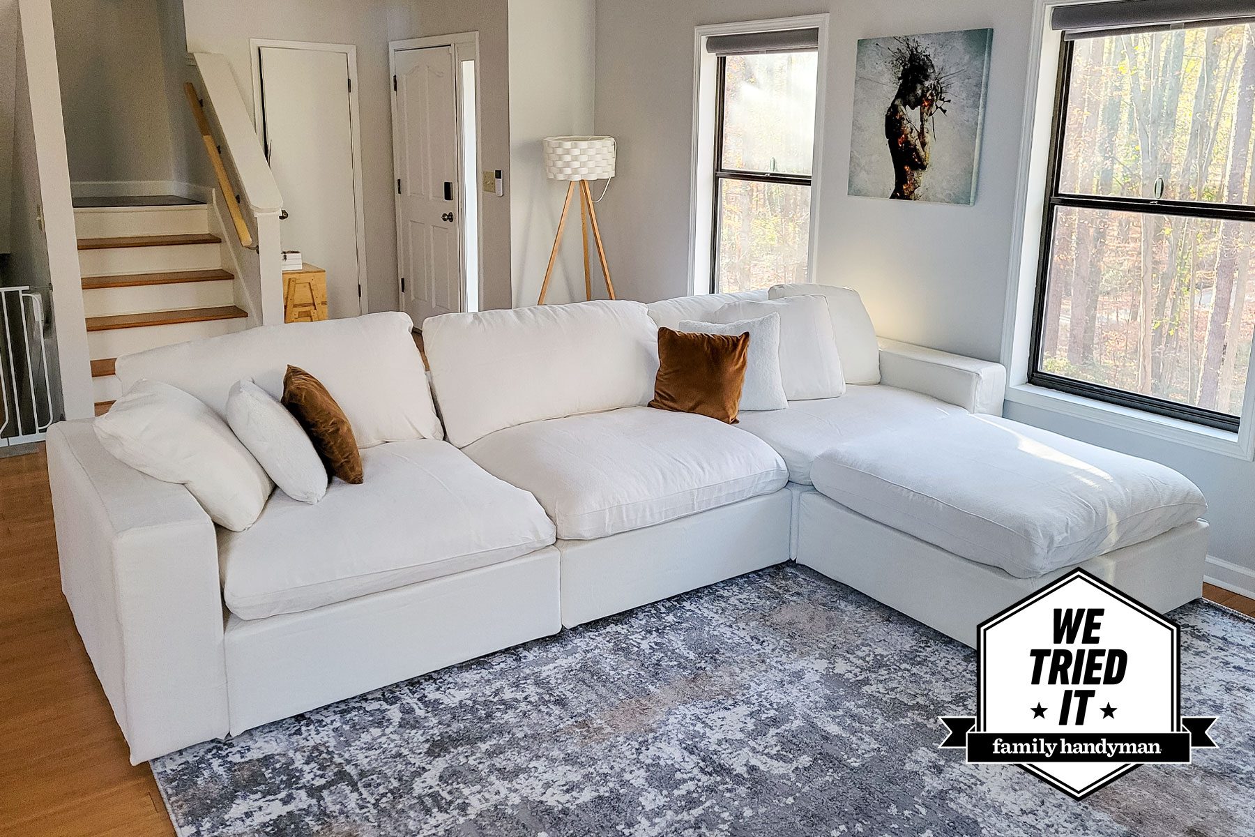 Fhm We Tried It 7th Avenue 4-Seat Modular Chaise Sectional