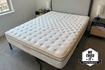 Saatva Classic Mattress in bedroom