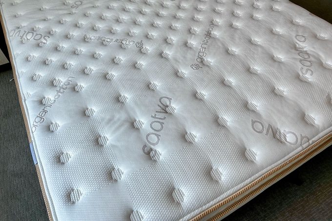 Mattress without bed sheet