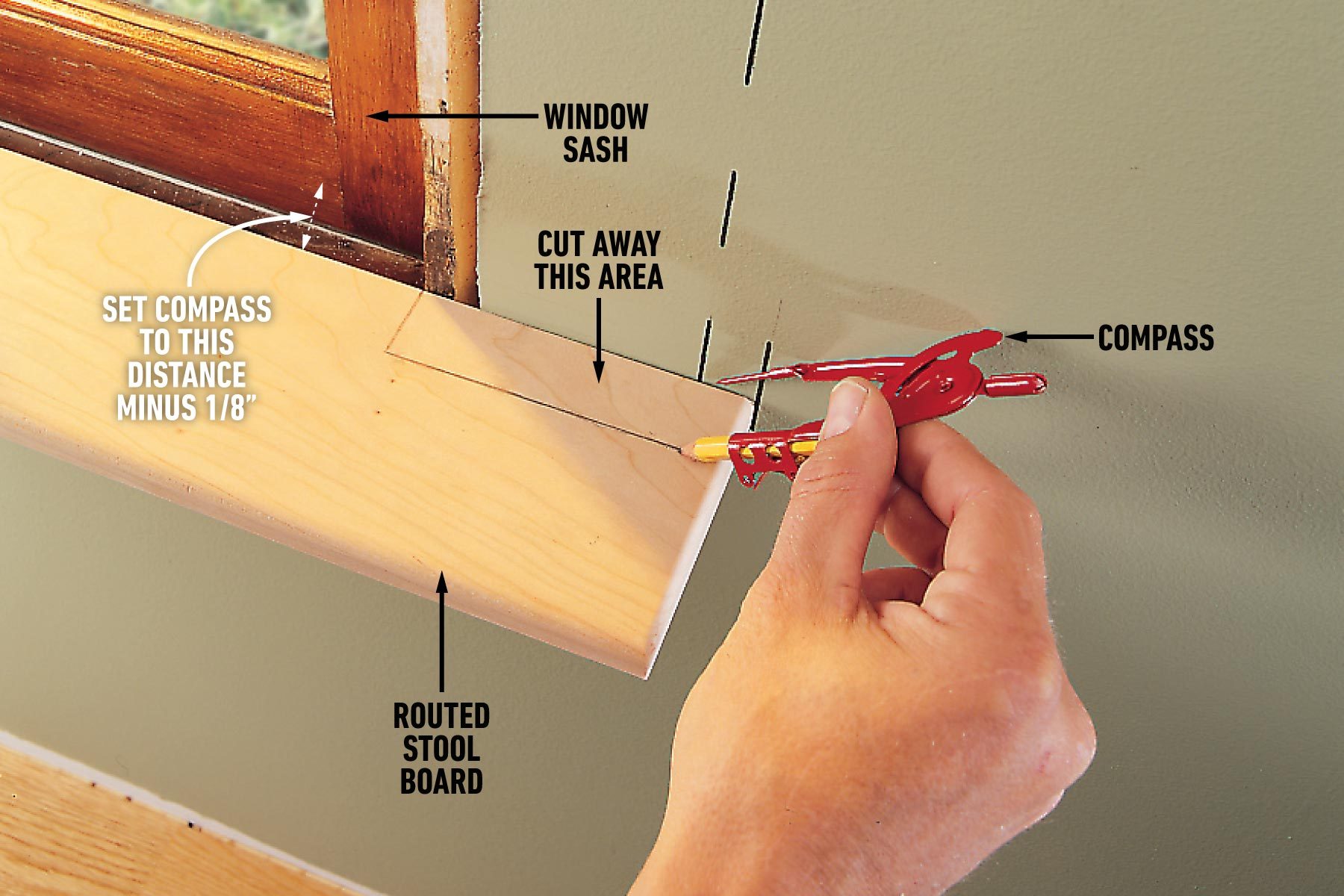 Making New Window Stools Join parts together