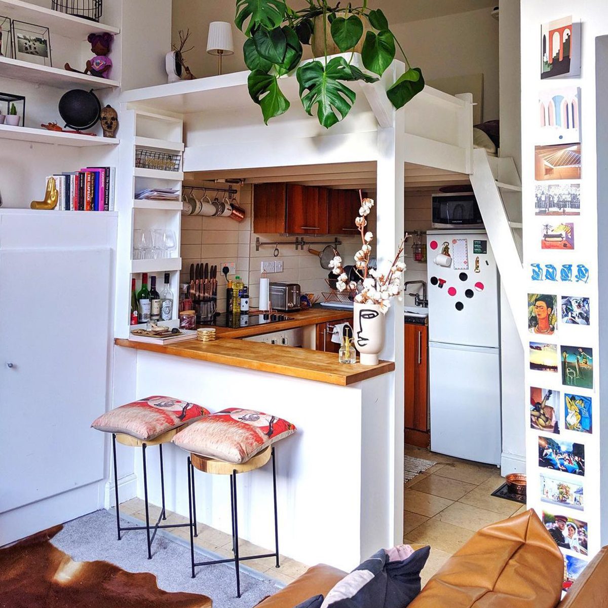 8 Stylish Diy Loft Bedroom Ideas Loft Bedroom Above Kitchen Courtesy @thecuriousdoer