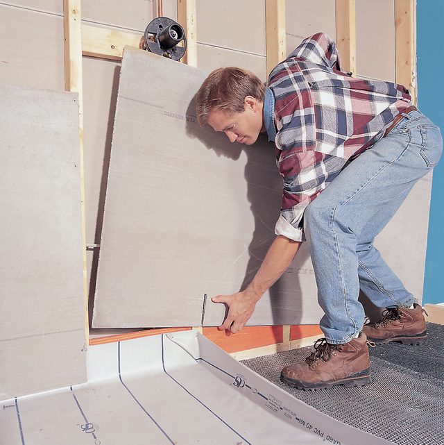 Attach The Tile Backer Board