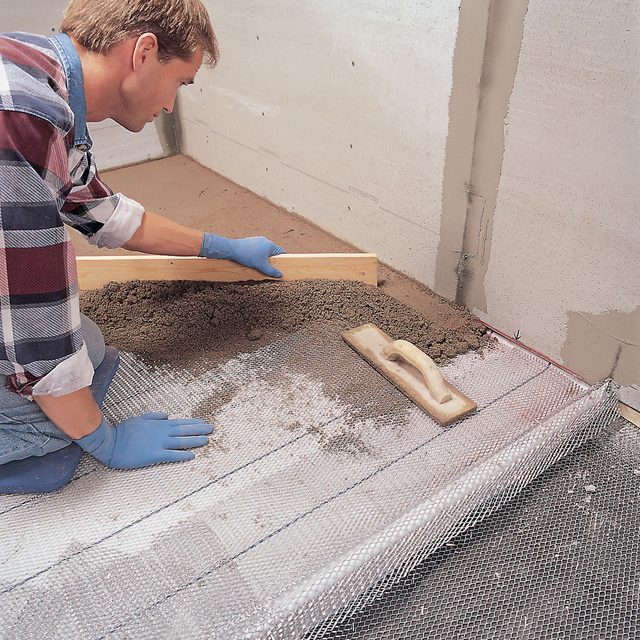 Cover The Lath With Mortar