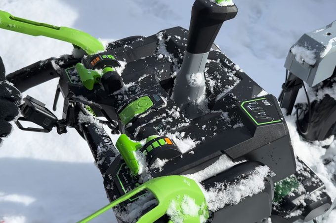 The dashboard of the Ego Snow Blower Pamela Bondurant/Family Handman