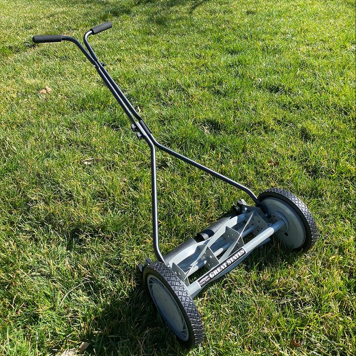 Great States 16 Inch Reel Mower on grass