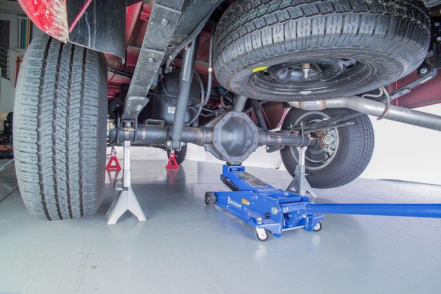 Jack up your vehicle