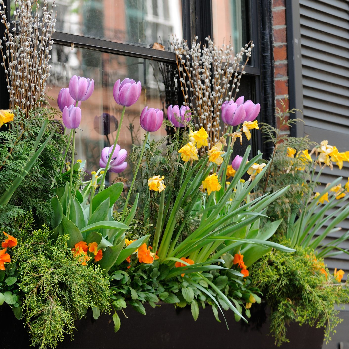 Window Box Flower Arrangement