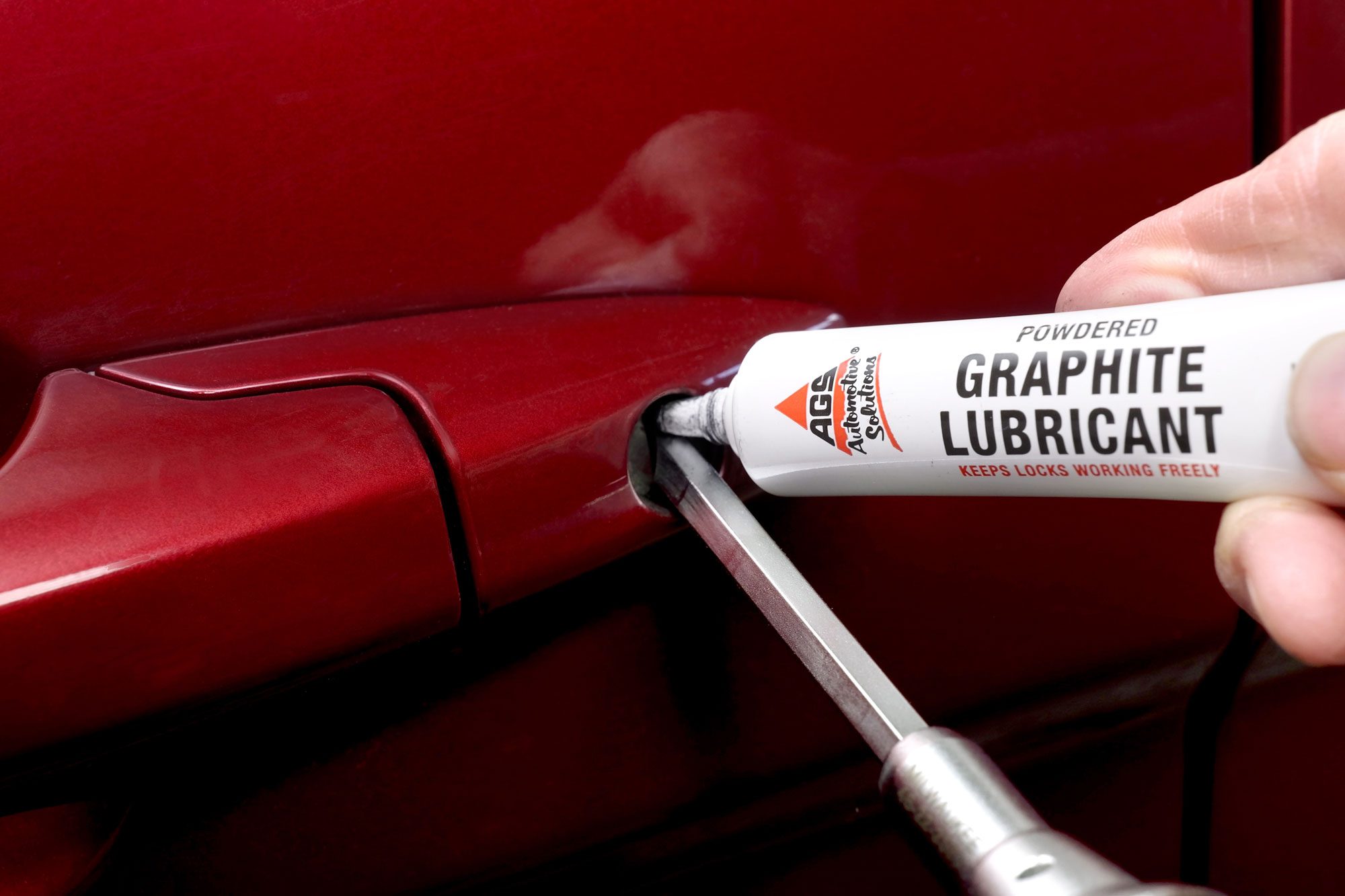 Lubricate the car door locks