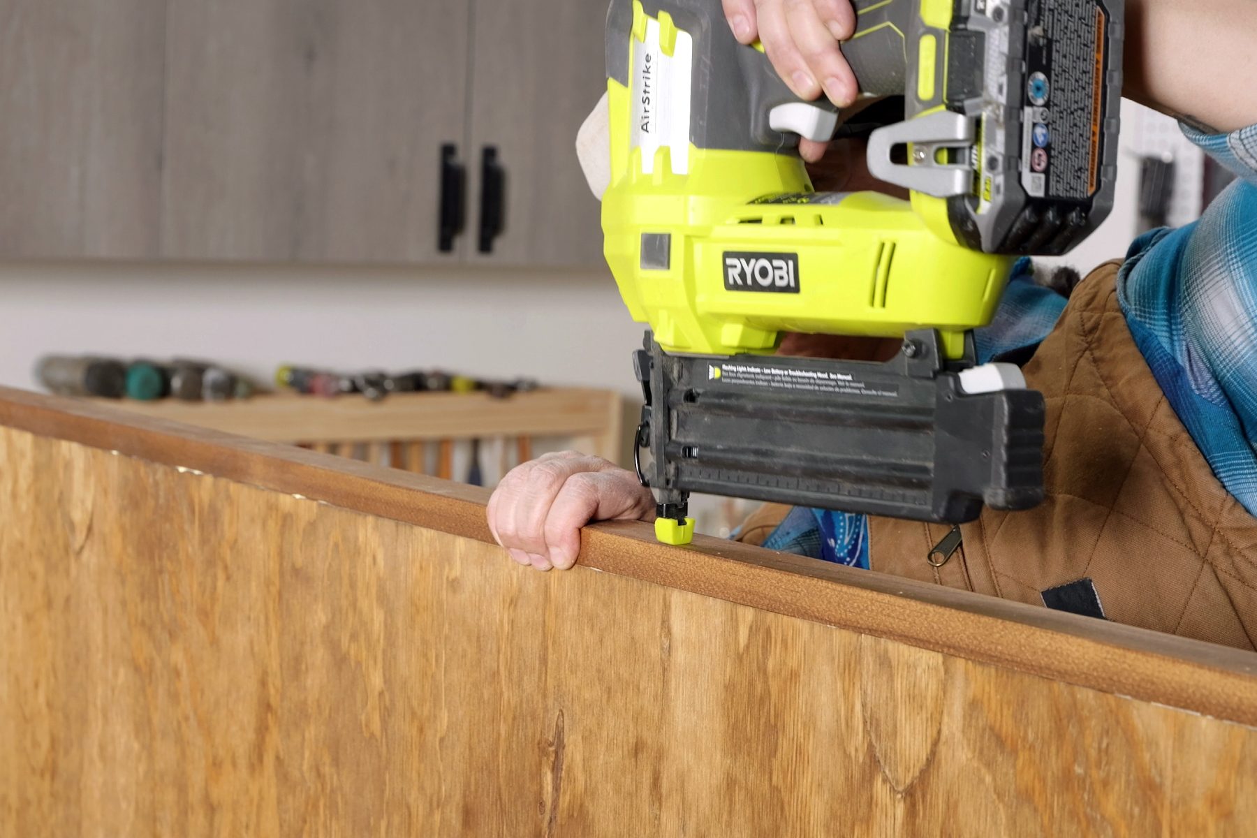 How To Make A Clothes Rack On Wheels Trim the plywood edges