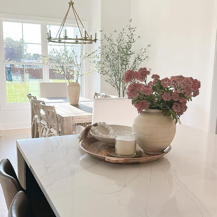 8 Kitchen Island Decor Ideas Stage Decorative Items On A Tray Courtesy @ourarkansashouse Instagram