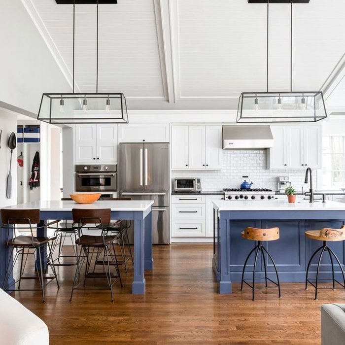 Side-by-Side Double Islands kitchen