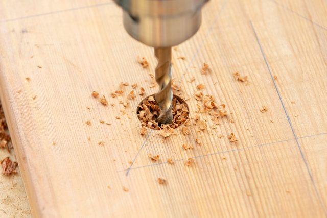 Drill And Countersink Holes In The Base And Top