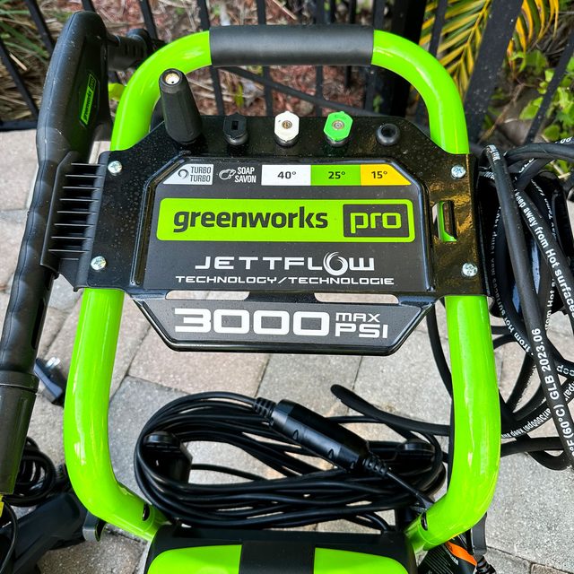 Greenworks 3000 Psi Trubrushless Electric Pressure Washer