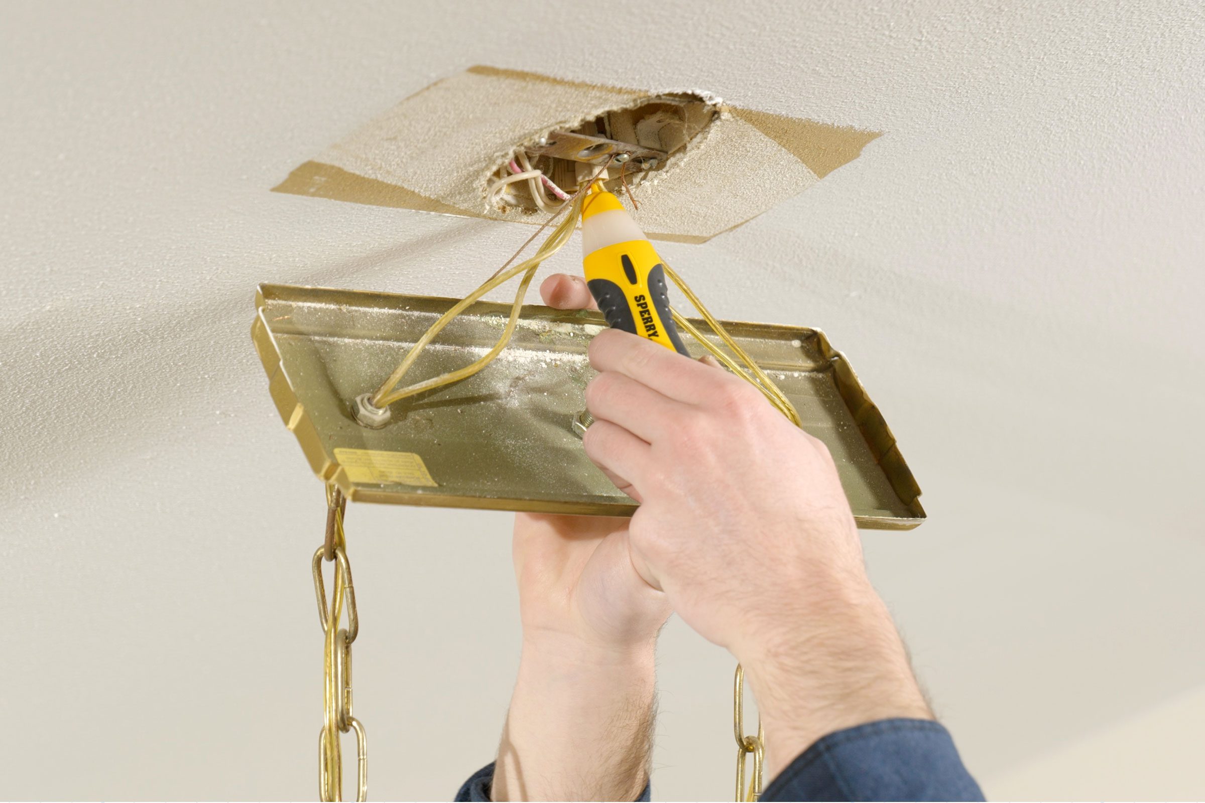 Remove The Ceiling Light Fixture