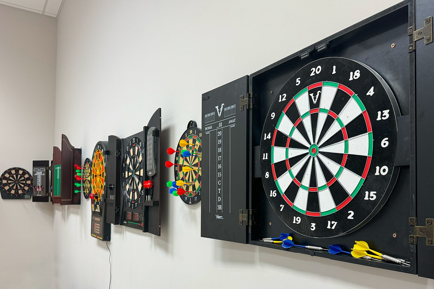 7 Best Dart Boards For Every Game Room Mounted Boards Group Shot Ssedit