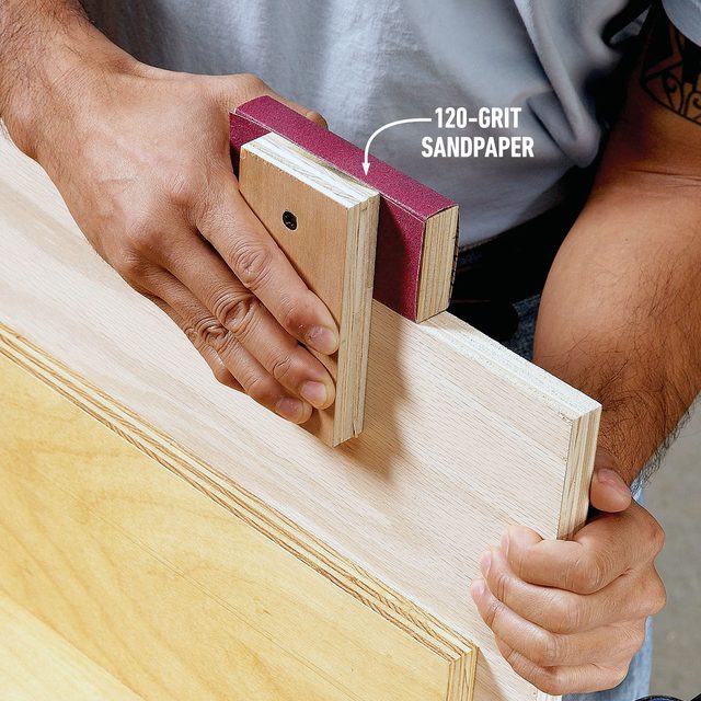 How To Apply Iron On Veneer Edging Clean Up the Edges