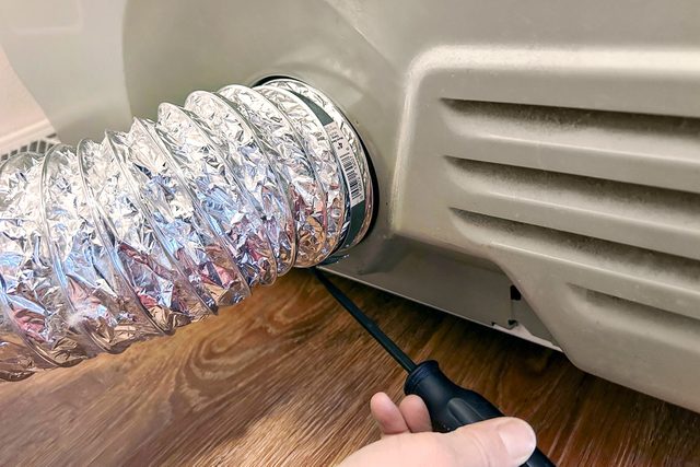 How To Clean A Dryer Vent Detach The Duct Fhmvs23 Pk 12 4 Cleandryervent Step3