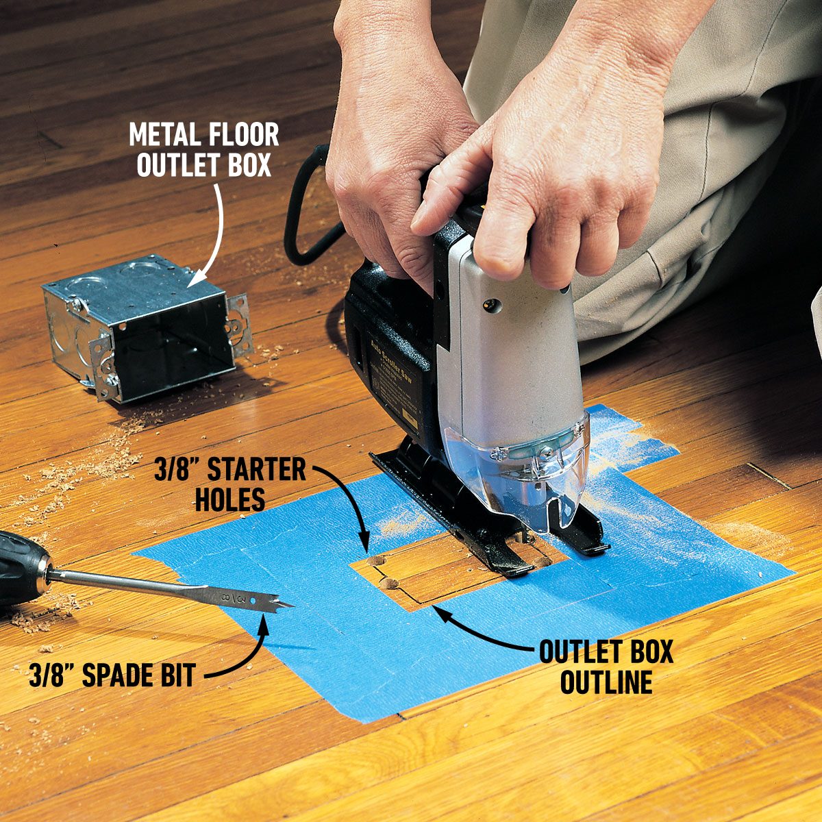 How To Install A Floor Outlet