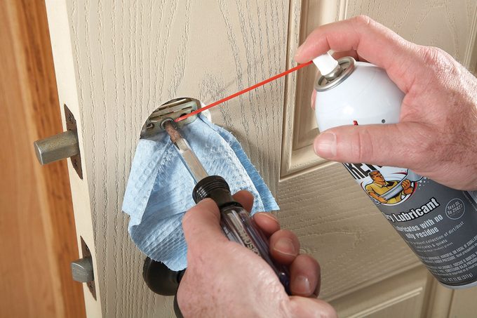 Lube The Lock Cylinder