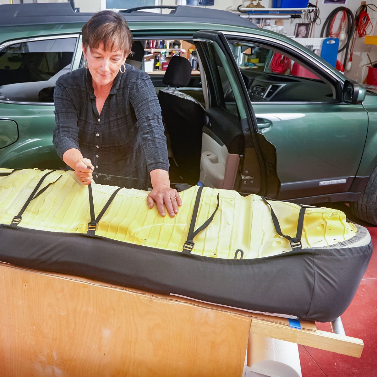 Rear Bench Seat Cover Installation