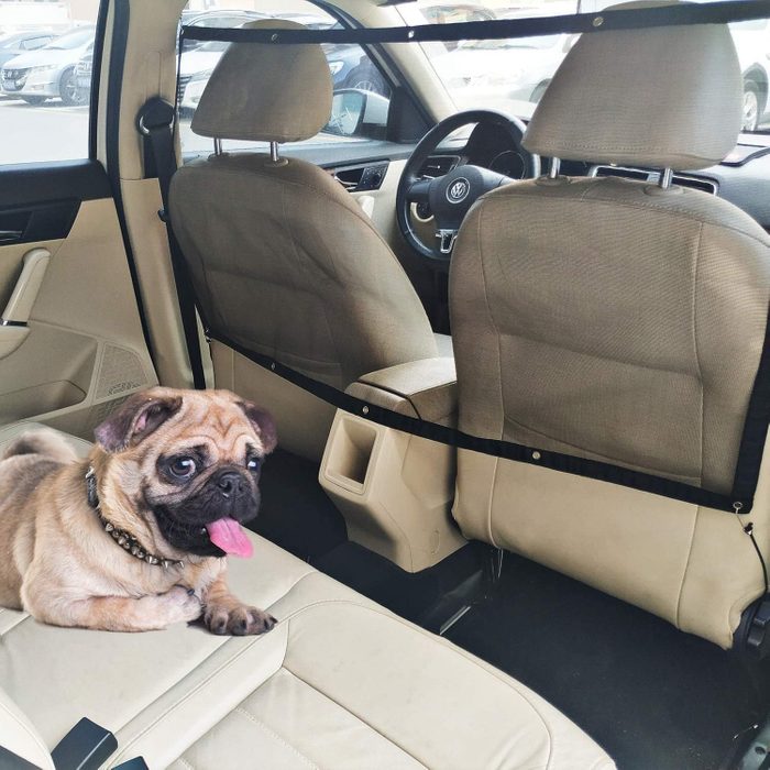 Fhm Ecomm Dog Car Barrier Vehicle Pet Barrier Backseat Mesh Dog Car Divider Net Via Amazon.com