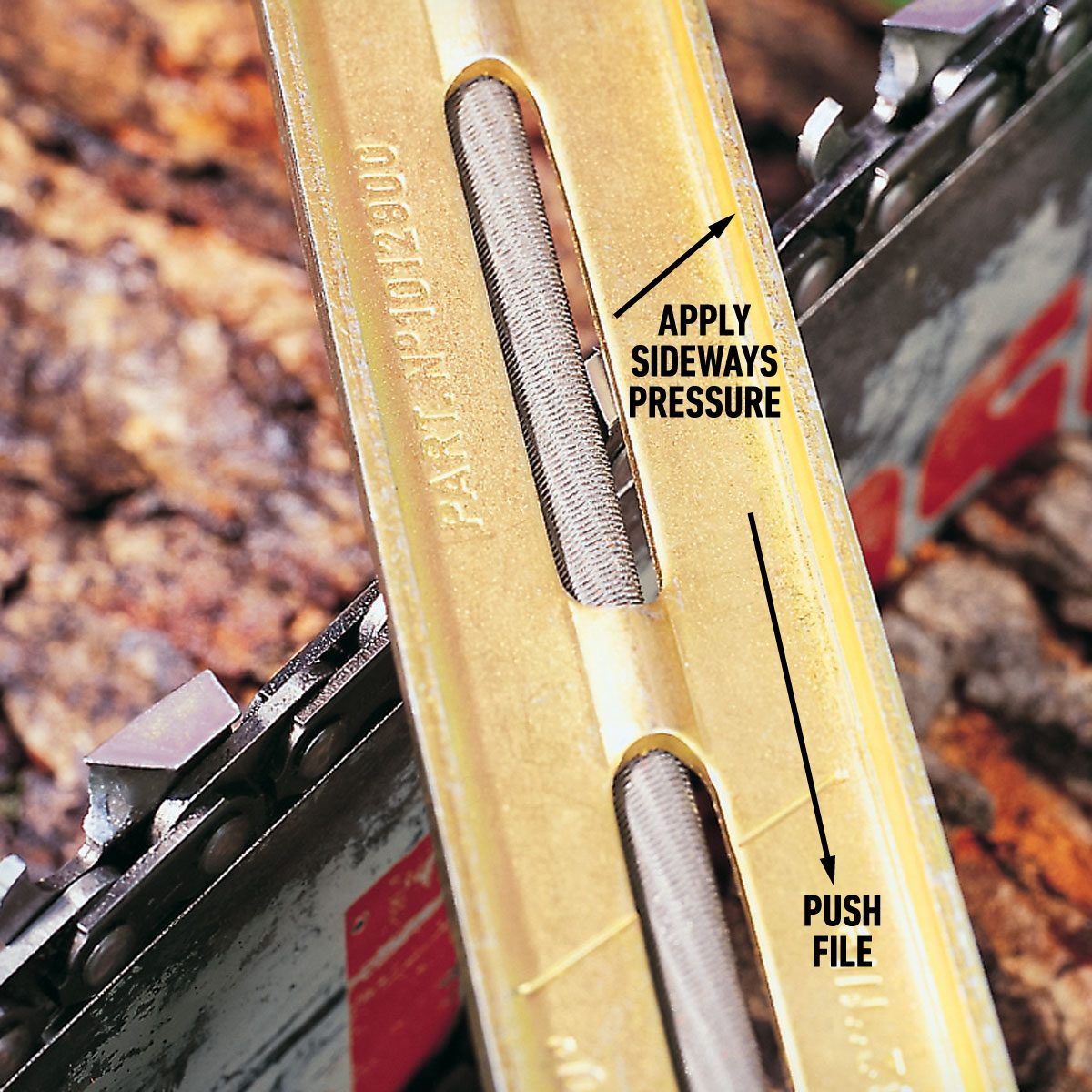 How To Sharpen A Chainsaw Fh98nov 01479005 Ksedit Callouts