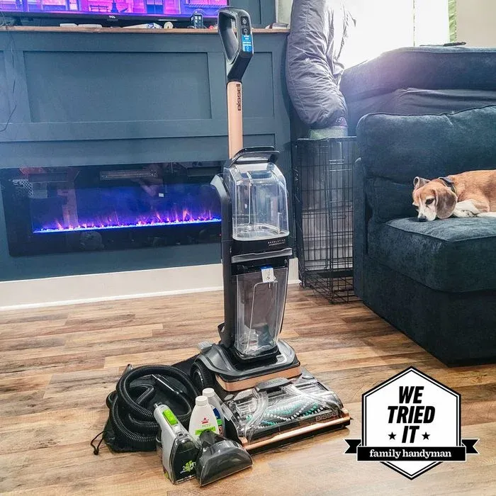 We Tried It Fhma23 Bissell Revolution Hydrosteam Pet Carpet Cleaner Allison Robicelli For Fhm 01 Ksedit