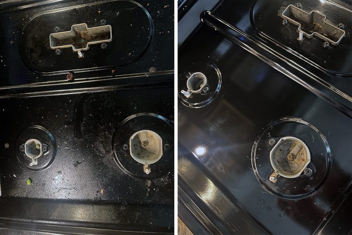 Heavy Duty Citrus Degreaser before and After