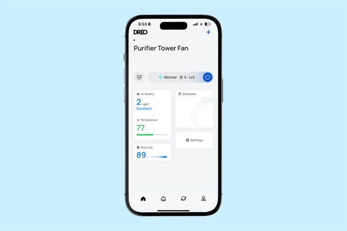 Dreo Tower Fan Review App Screenshot