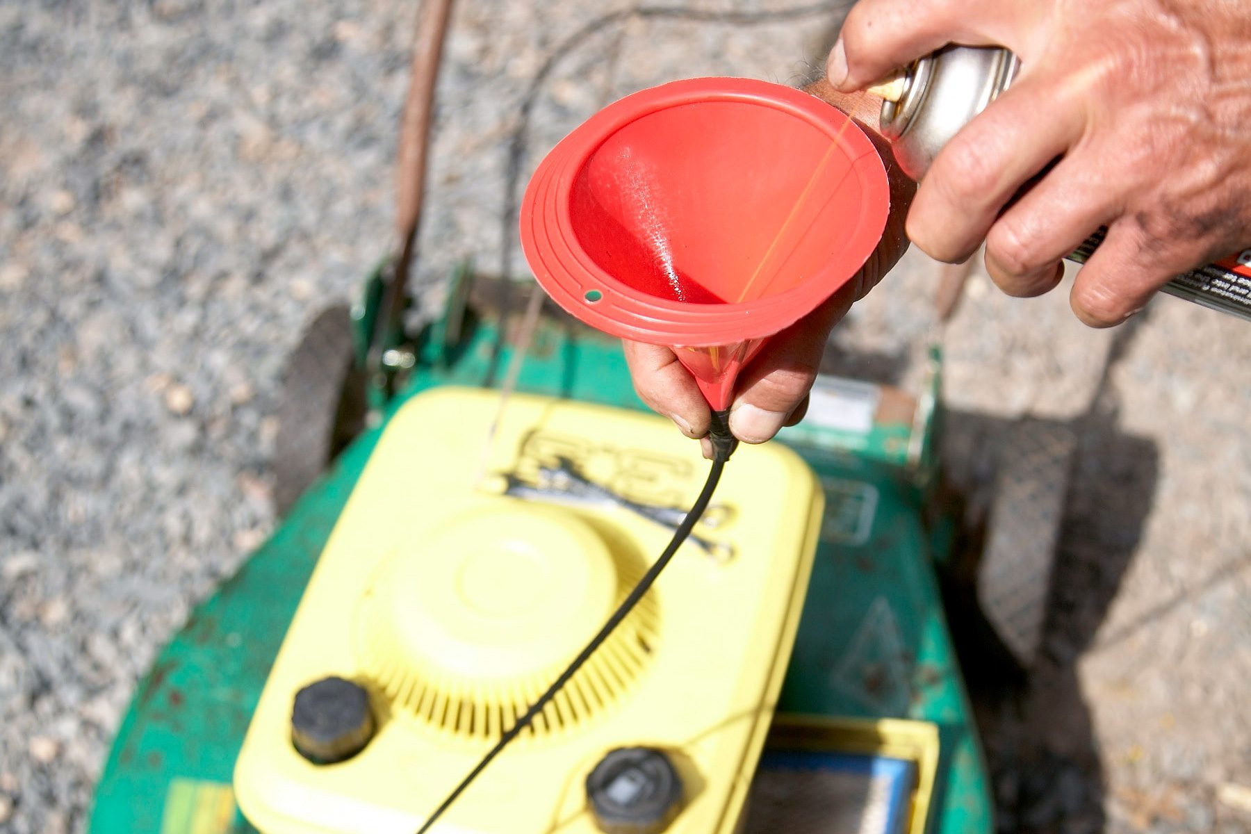 How To Fix a Stuck Throttle Cable on a Lawn Mower