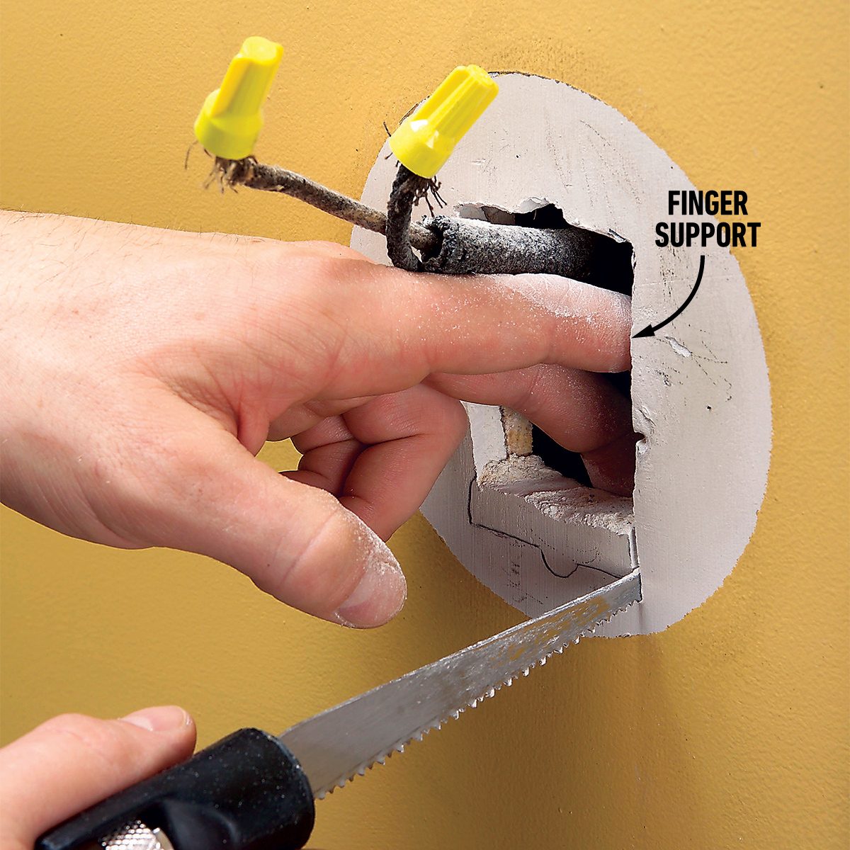 How To Mount An Electrical Box In An Old Plaster Wall 