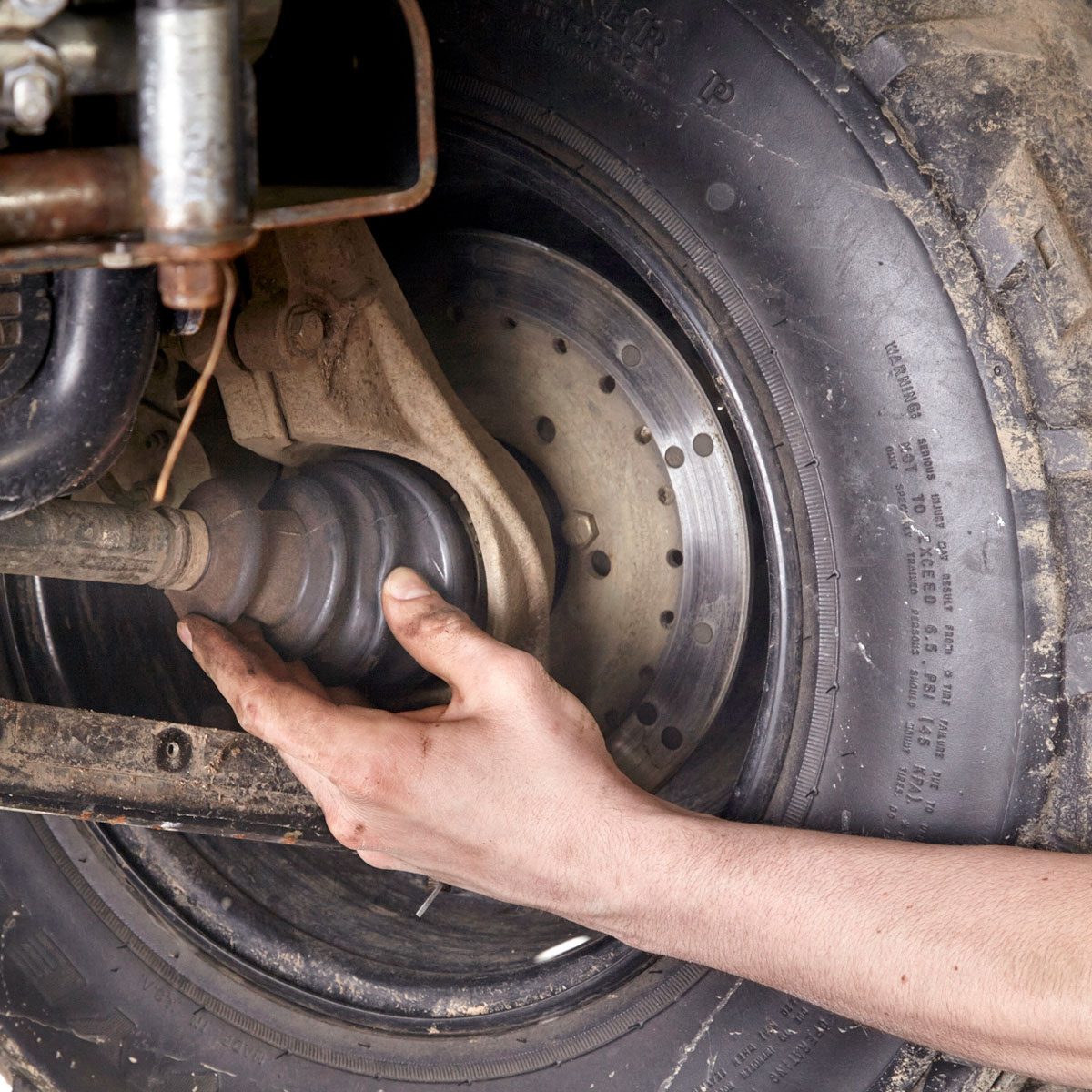 a hand can be seen checking velocity boots