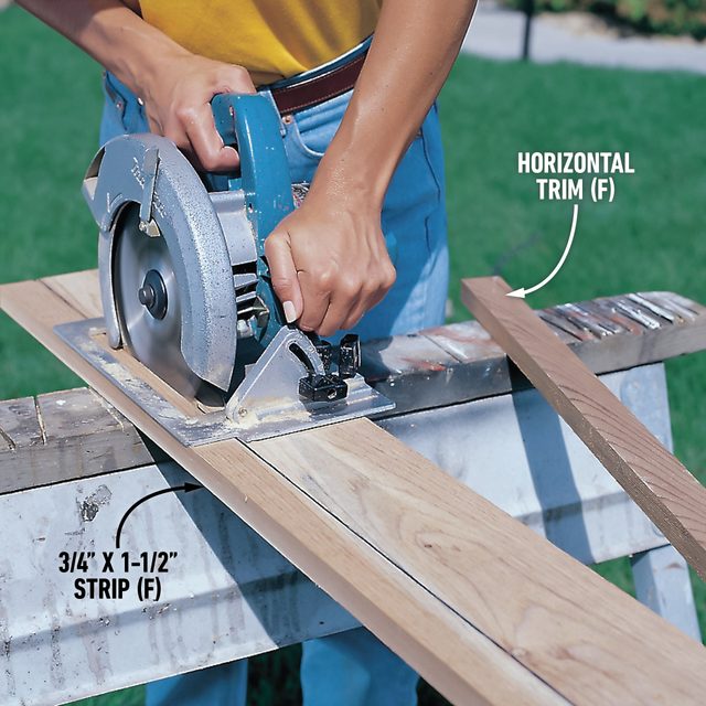 How To Build a Privacy Screen for Your Deck Cut The Trim Strips