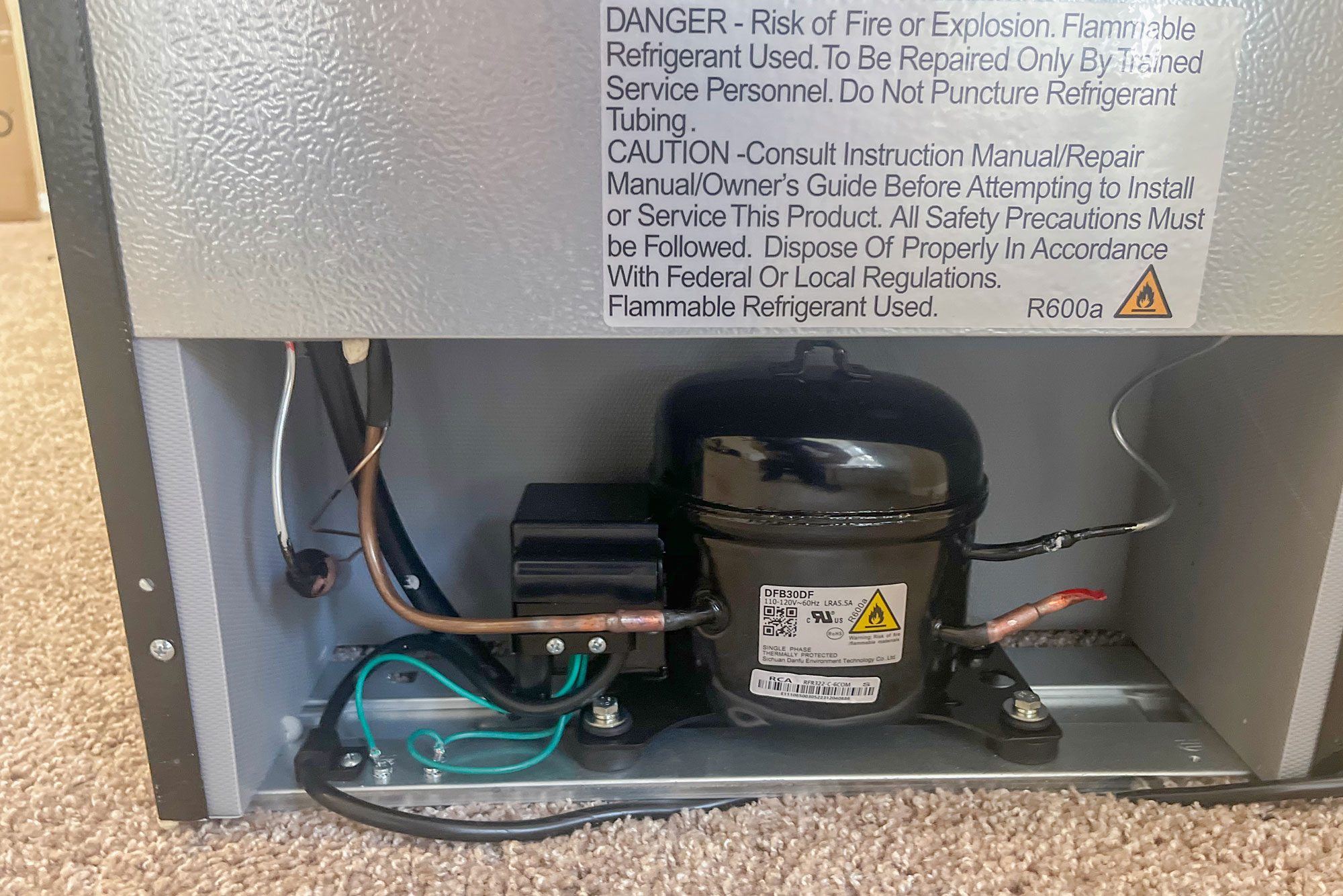 Rca Mini Fridge Compressor Testing