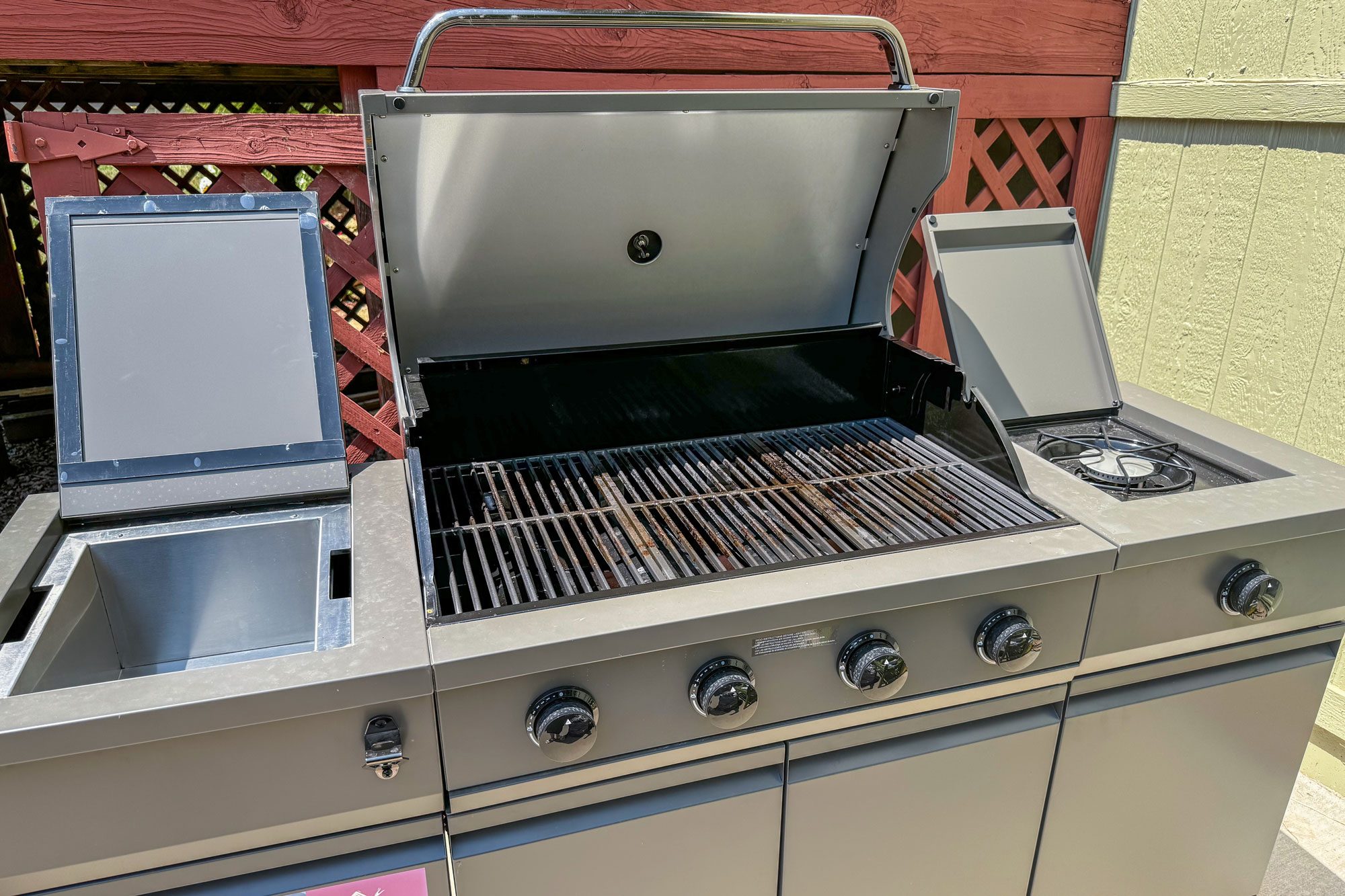 Tytus Fresno Series Gunmetal Gray Island Propane Grill