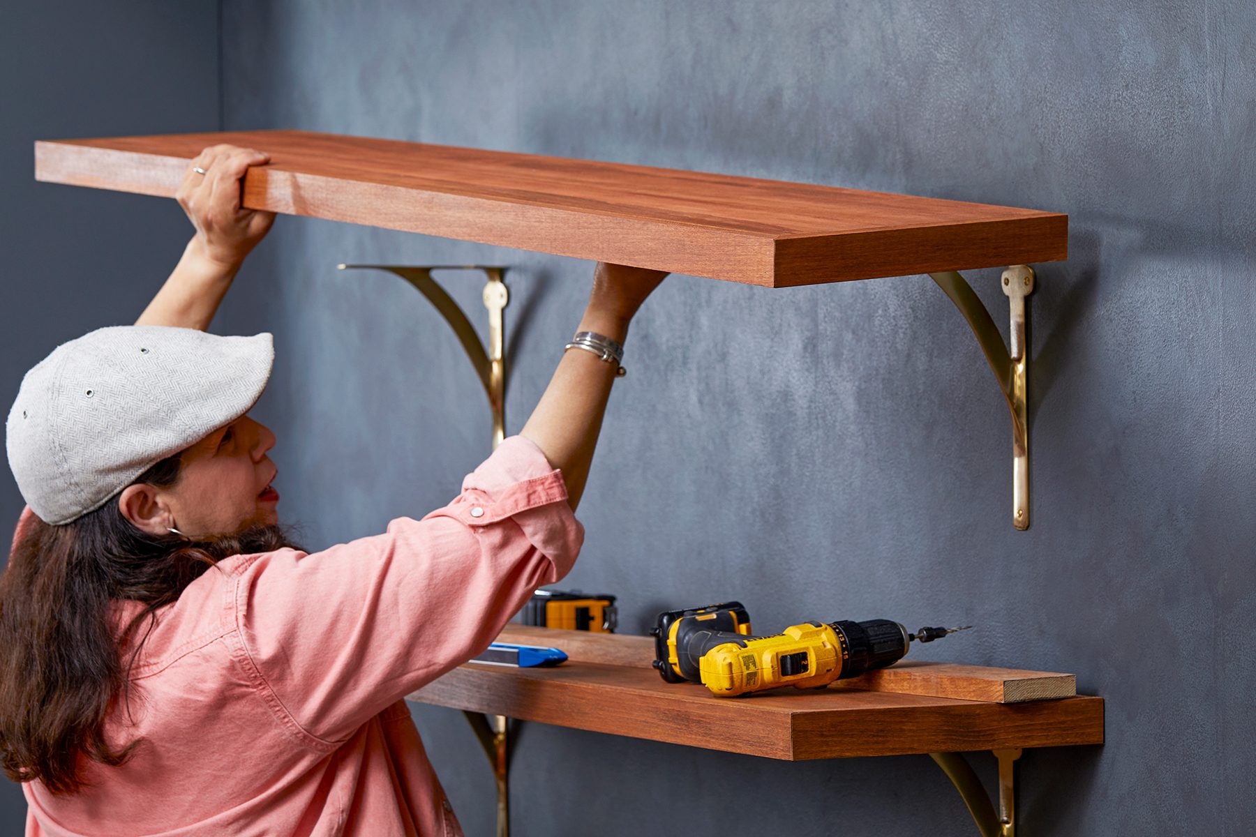 How To Build Bar Shelves Fhm25 Bar Wall Shelf Install Md 05 19 57b