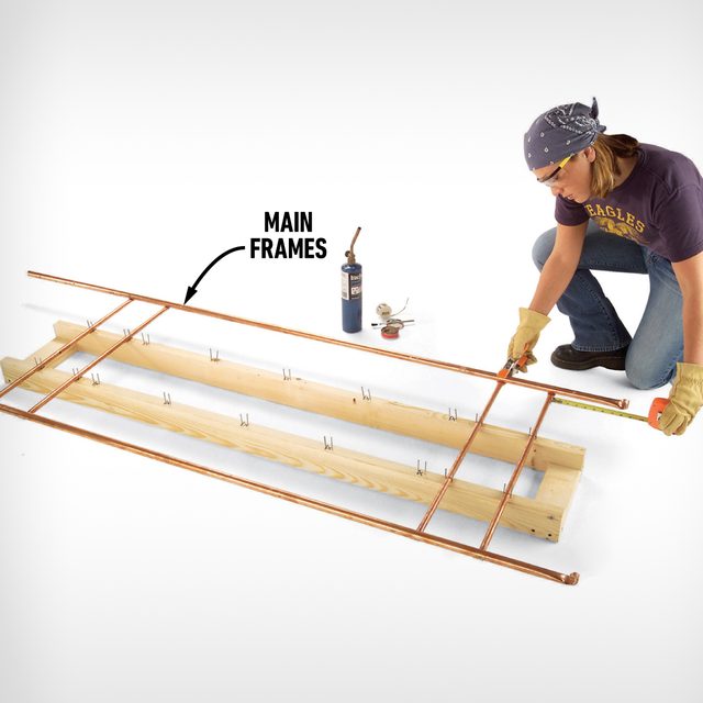 How To Build A Copper Trellis For Your Garden