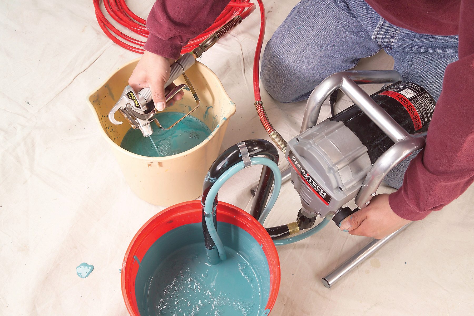 How To Paint With An Airless Sprayer Fh06jun 469 07 003