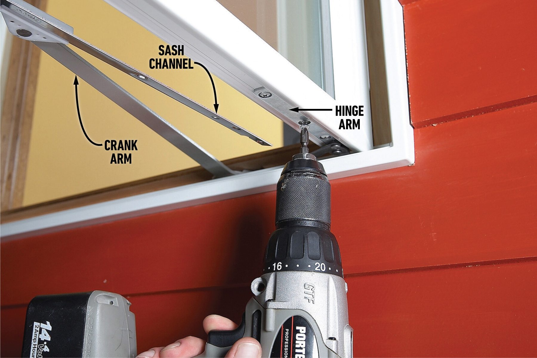 How To Repair Casement Windows Remove the sash