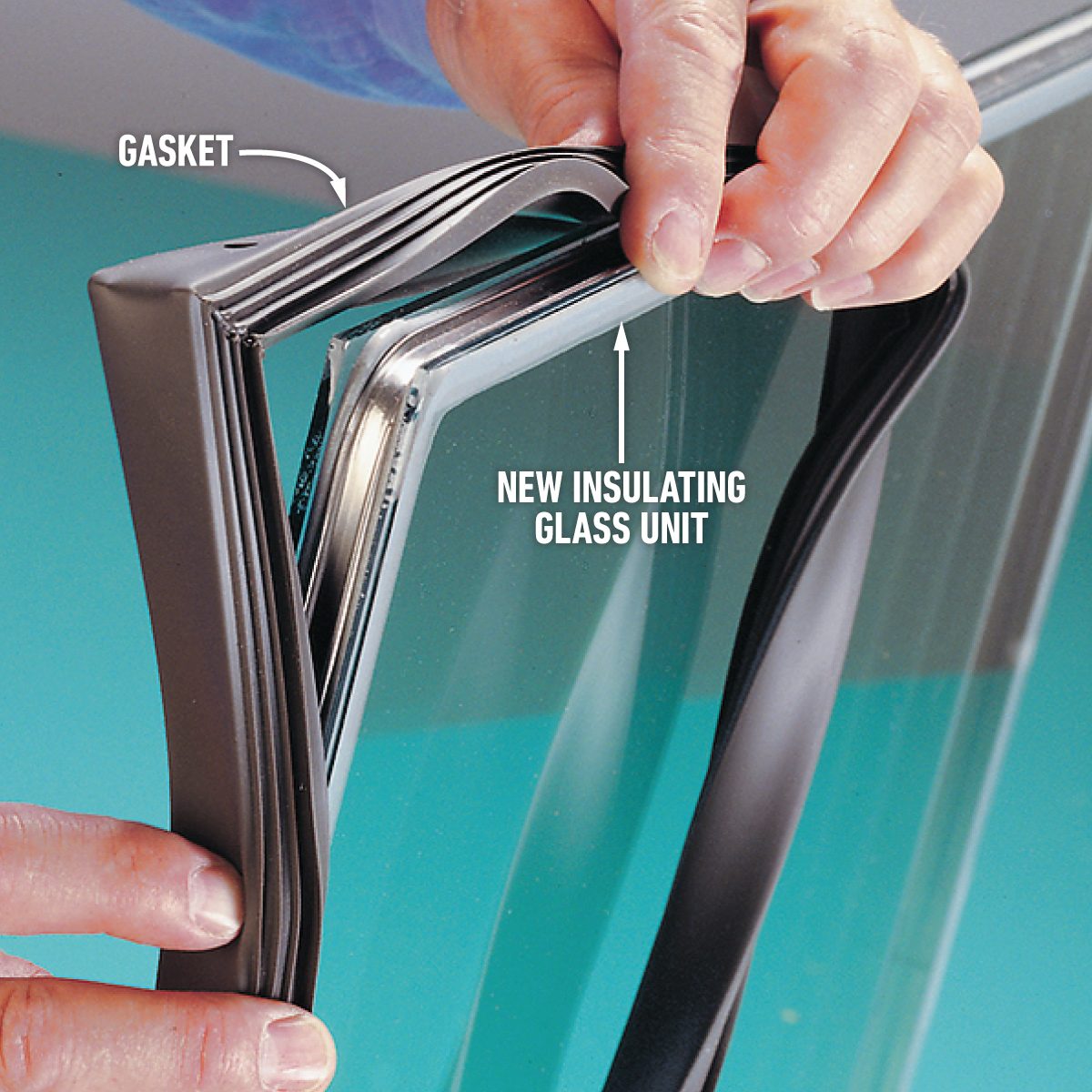 How To Replace Insulating Glass Remove the gasket