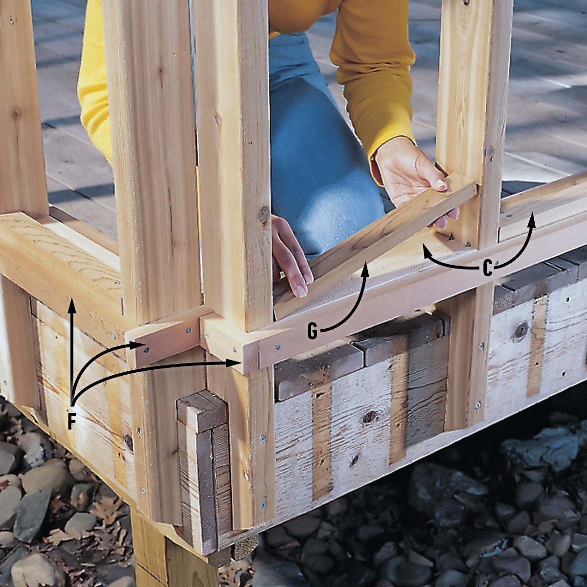 How To Build a Privacy Screen for Your Deck Nail On The Cleats