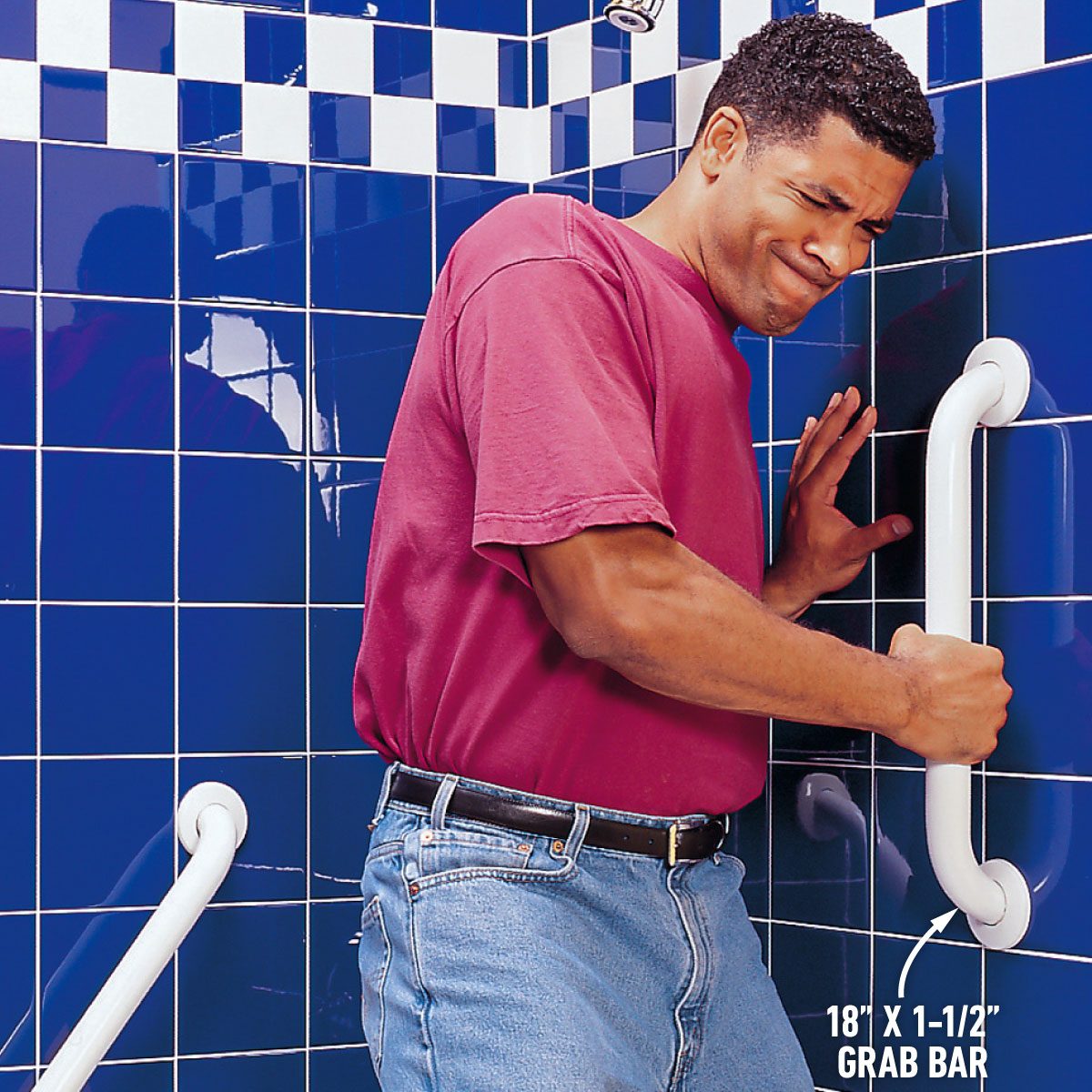 Shower Bar How To Install Bathroom Grab Bars