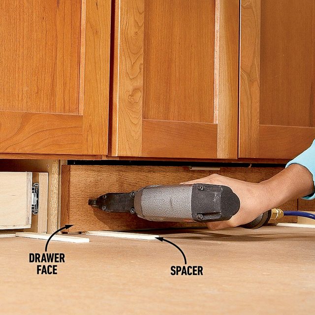 Fasten The Drawer Face