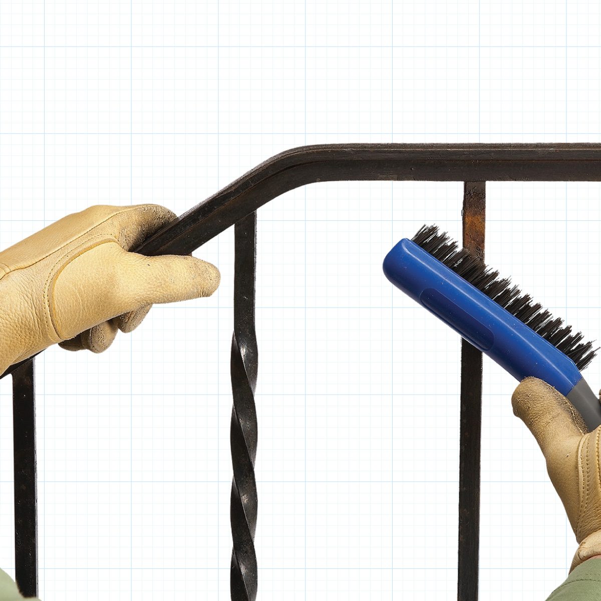 How To Prep Rusty Metal For A New Coat Of Paint Get Rid of the Loose Stuff First