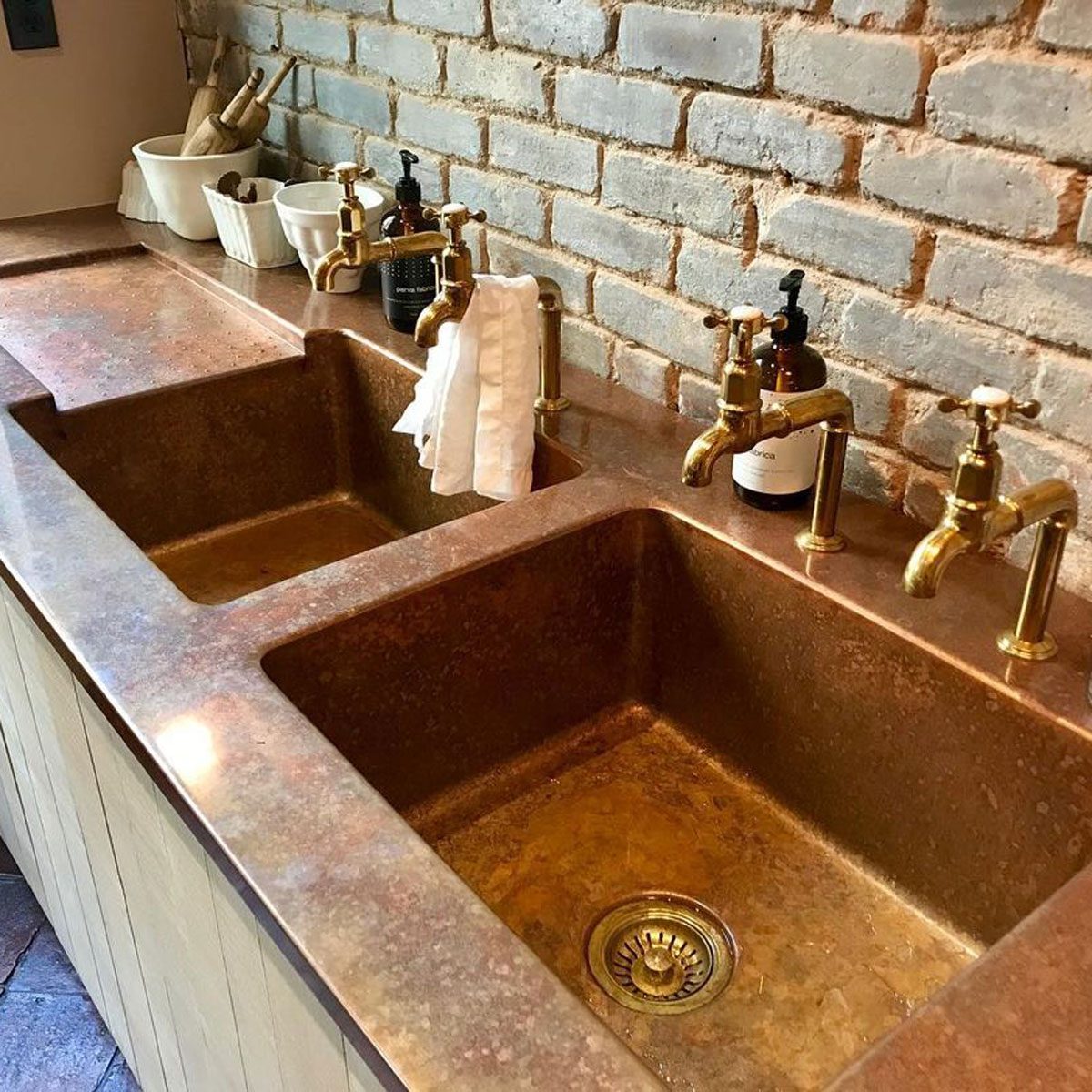 Copper countertop