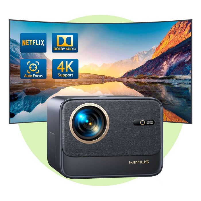 4k Projector With Wifi6 And Bluetooth