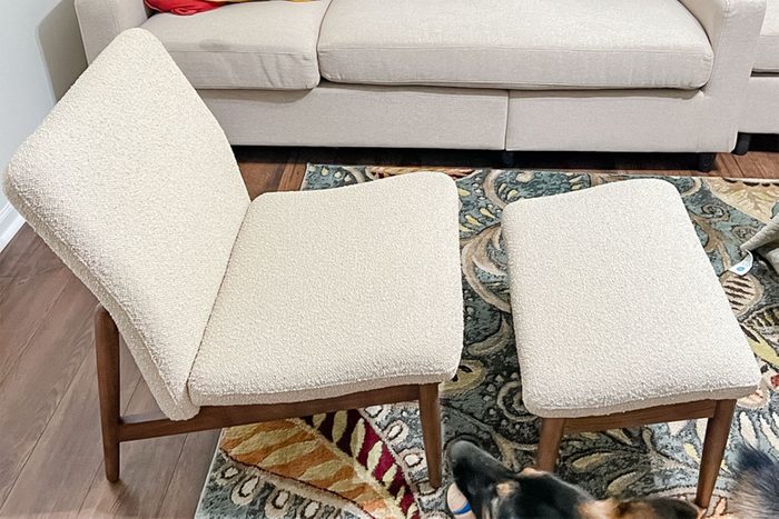 Burrow Gimlet Chair With Ottoman