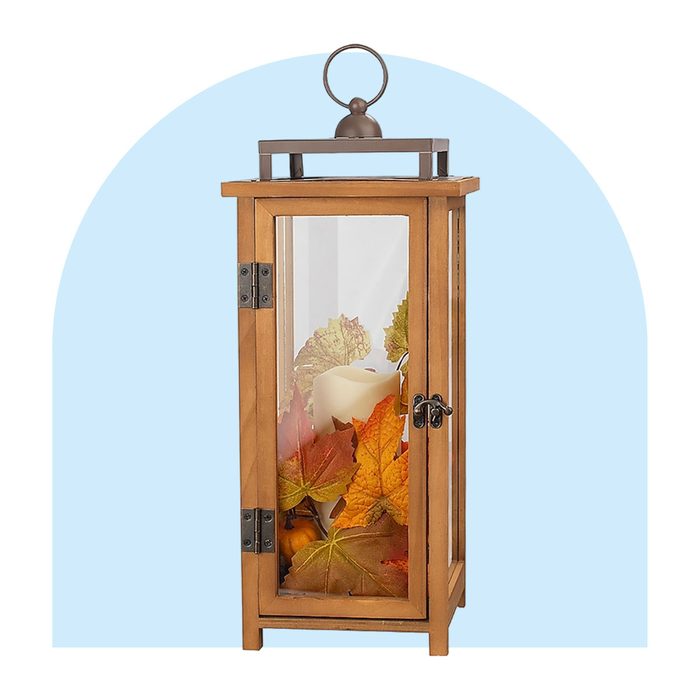 Holiday Living Harvest Led Wood Lantern Ecomm Via Lowes.com