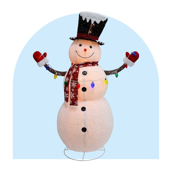 Holiday Living Led Pop Up Snowman Ecomm Via Lowes.com